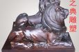 供给构件铜狮子雕塑厂家-拉丝工艺-别墅铜狮子雕塑