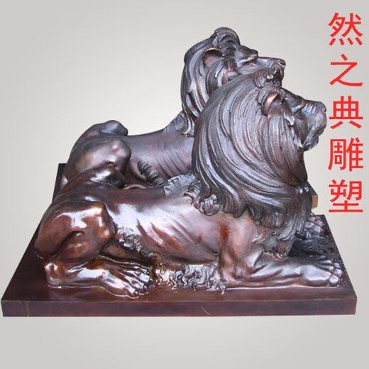提供現(xiàn)代銅獅子雕塑工廠-彩鋼制作-銅獅子雕塑工程制作
