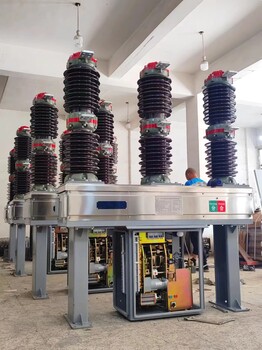 40.5KV瓷柱式六氟化硫斷路器LW36-40.5/1600-31.5祝捷電氣