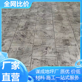 合肥宿州藝術(shù)混凝土壓印地坪園路
