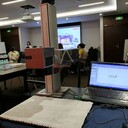 展會活動現(xiàn)場激光刻字會議慶典鋼筆刻字機出租北京德中易