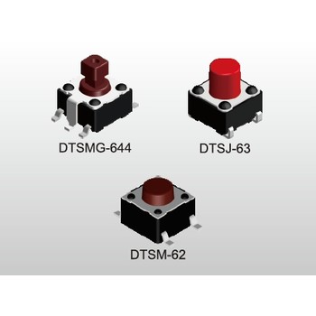 台湾DIPTRONICS圆达DTSMW-66N-V-T/R轻触开关