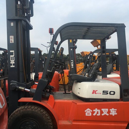 9成新高門架叉車二手合力
