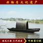 景區(qū)烏篷船木船生產(chǎn)廠家公園手劃搖櫓木船農(nóng)場觀光游船圖片