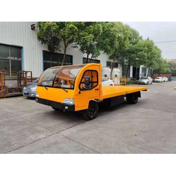 甘肅蘭州電動搬運貨車蓄電瓶電動平板貨車定制