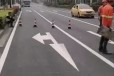 南京道路划线道路施工标牌道路发光太阳能导向灯