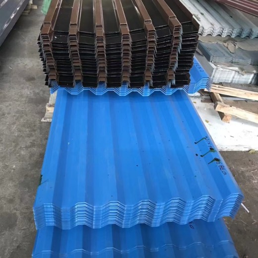 重庆泡沫彩钢瓦蓝色彩钢板工业厂房/仓库用发货快免费送货