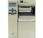 斑马105SLPLUS工业级打印机哑银纸水洗唛吊牌金属标签
