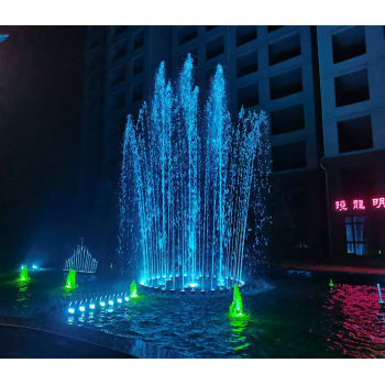 庆阳广场音乐喷泉施工