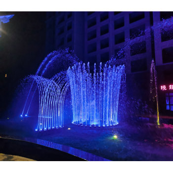 庆阳广场音乐喷泉施工