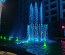 扬州广场音乐喷泉施工图片