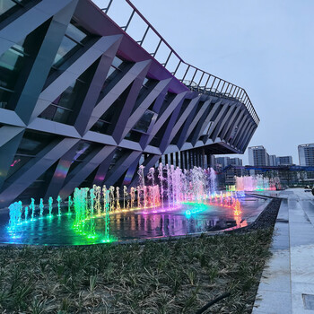 涼山水景噴泉設備施工