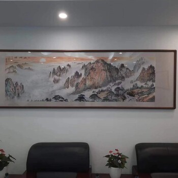 贵阳裱画宜佳画框厂南明相框工厂店金阳实木画框