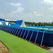 大型移动支架水池方形支架游泳池儿童戏水池各地蓄水水池养殖水池蓄水池厂家