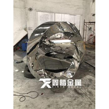 戶外抽象不銹鋼景觀雕塑不銹鋼企業(yè)標(biāo)志雕塑定制
