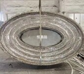 不銹鋼水波紋水波雕塑、金屬工藝品定制