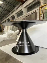 gaoji黑金不銹鋼茶幾桌定制不銹鋼磨砂工藝品廠家定制