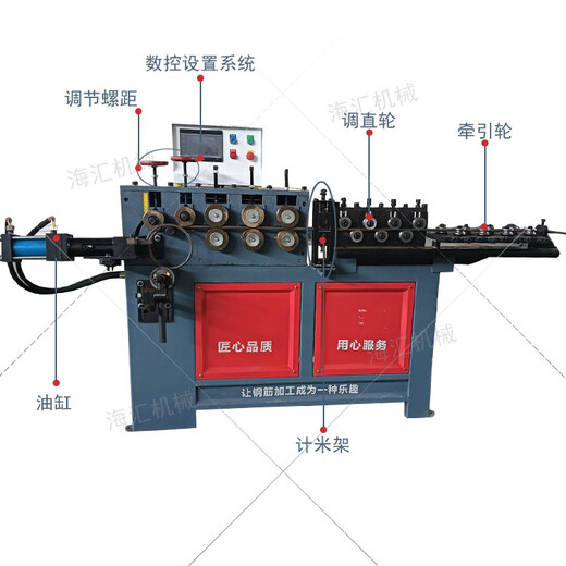 數(shù)控螺旋筋成型機結(jié)構(gòu)