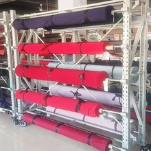 布匹面料置物架多層金屬貨架定做懸臂式貨架加厚移動(dòng)貨物架子