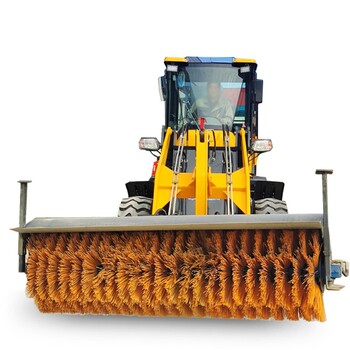 裝載機(jī)掃雪機(jī)前進(jìn)式掃雪器935掃路掃雪機(jī)效率快