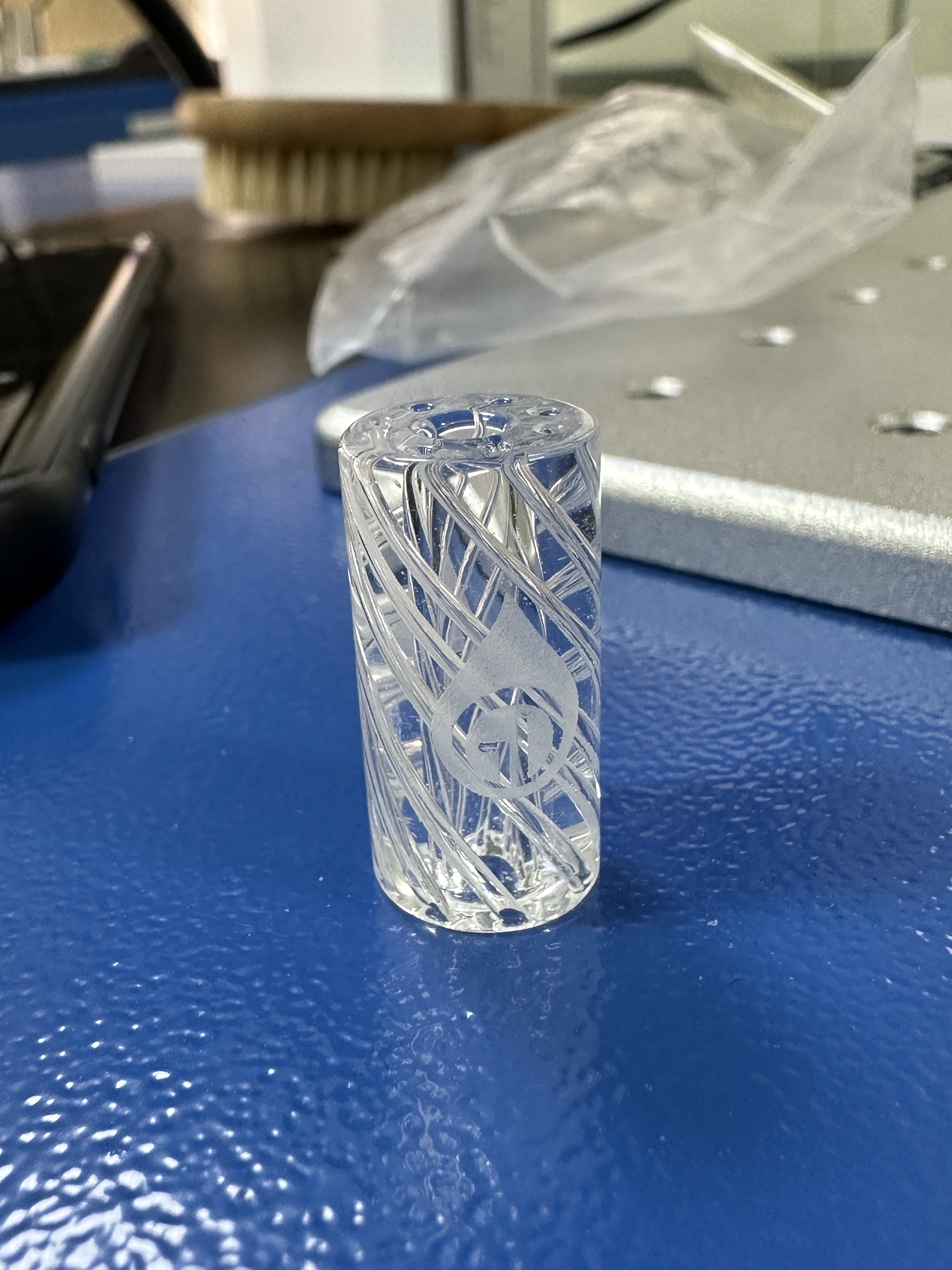 宁波高硼硅玻璃激光打标雕刻加工