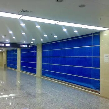 廬江縣防火卷簾門定制/無(wú)機(jī)布防火卷簾門/工廠廠房防火卷簾門