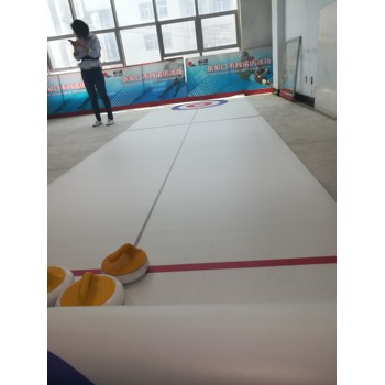冰雪進校園陸地冰壺賽道冰壺球