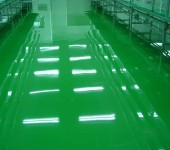南京市溧水厂房地面做环氧漆，绿色地坪漆，环氧地坪施工