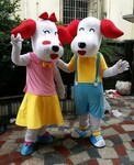 安徽合肥哪里有定做卡通人偶服裝的/動物毛絨玩具訂制