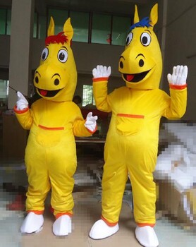 山東青島卡通人偶服裝制作廠家/行走毛絨公仔出售