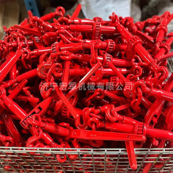 宏軍定制棘輪式拉緊器礦用5T雙鉤緊線器手動(dòng)操作鏈條拉緊器