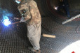 三明火电厂耐磨陶瓷涂料龟甲网耐磨涂料耐磨胶泥