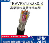 24芯高柔耐折防油TRVVPS自动化装置设备双绞屏蔽拖链电缆