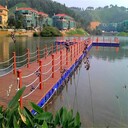 柏泰浮筒碼頭水上浮動(dòng)平臺戶(hù)外塑料浮桶浮橋漂浮塑料組裝釣魚(yú)平臺