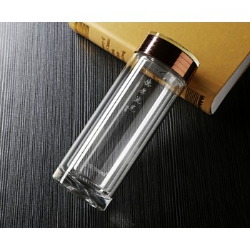 高山流水西安思寶/圣以諾金蓋玻璃杯陜西專柜硬氣木盒包裝