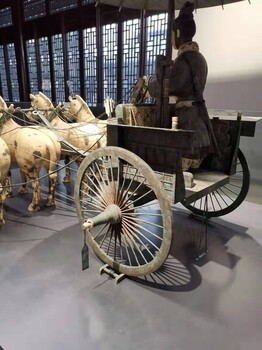 兩米高陶兵馬俑像西安銅車馬模型仿古秦代工藝品定制