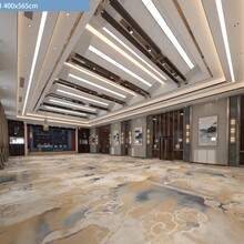 浙美地毯定制滿鋪尼龍羊毛混紡地毯寫字樓酒店宴會(huì)廳手工地毯圖片
