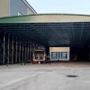 西安大型物流倉庫帳篷活動推拉雨棚電動伸縮倉儲蓬戶外移動遮陽蓬