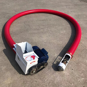干沙土輸送裝車機(jī)博華干沙抽沙機(jī)電動(dòng)軟管絞龍吸糧機(jī)