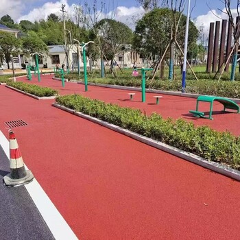 石家莊彩色透水混凝土道路，人行盲道防滑材料供應(yīng)及施工價(jià)格咨詢