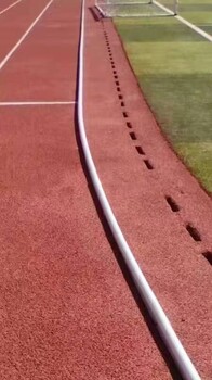 滄州400米田徑跑道道牙草坪壓邊條鋁合金道牙廠家