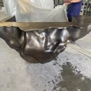 純手工鍛打異型KTV灑吧黃銅吧臺