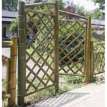 金華竹籬笆竹片欄桿荊州荊州竹節(jié)圍欄仿竹護欄