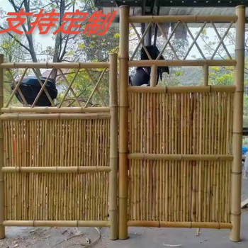樂山竹籬笆竹片欄桿臨沂臨沭綠化護(hù)欄仿竹護(hù)欄