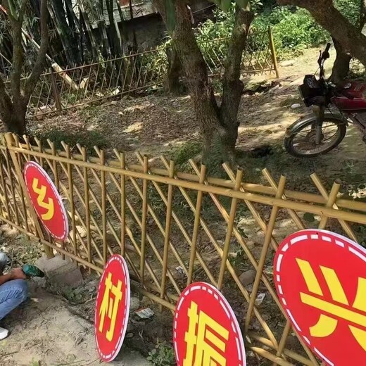 梅州竹籬笆竹欄桿棗莊滕州仿竹子護欄仿竹護欄