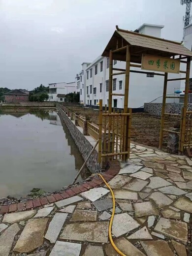 長沙竹籬笆菜園圍欄嘉陵區竹節圍欄仿竹護欄