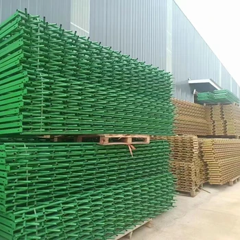 眉山竹籬笆竹片欄桿阿壩紅原木柵欄仿竹護欄