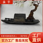 木船烏篷船影樓拍攝道具木船擺件室內(nèi)景觀(guān)裝飾漁船圖片