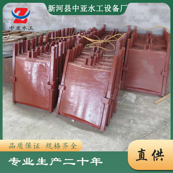 中亞弧形鑄鐵閘門高水頭雙向一體式鑄鐵閘門