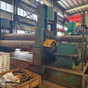 出售二手卷板機20X2米機械卷板機，長治產，銅渦輪